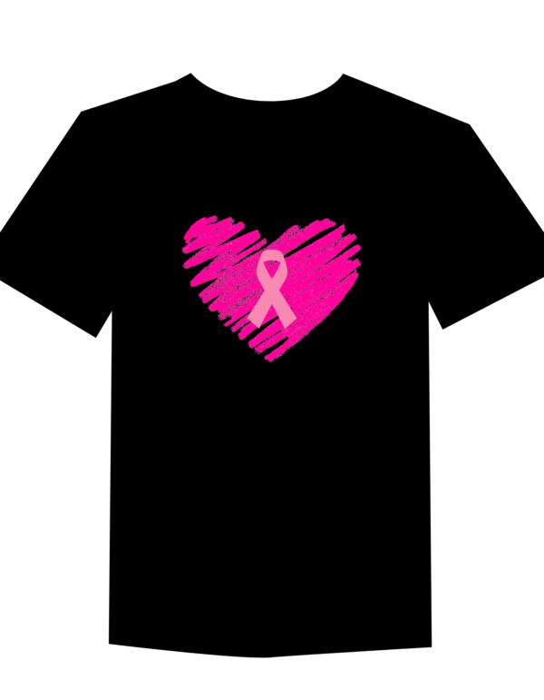 Ribbon Heart T-Shirt - Image 2